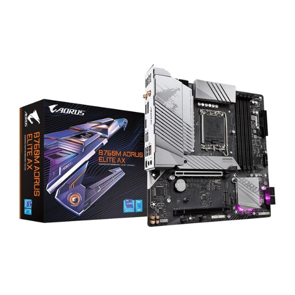 Tarjeta-Madre-Gigabyte-B760M-Aorus-Elite-AX-Intel-LGA-1700-microATX