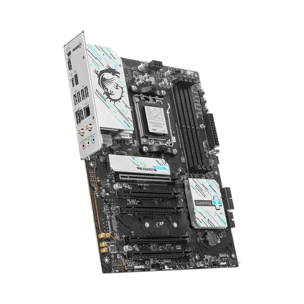 Tarjeta - Madre - MSI - B840 - GAMING - PLUS - WIFI - 7 - AM5 - AMD - B840 - DDR5 - 8000MTs - PCIe - 4.0 - WiFi - 7 - Negro-diagonal