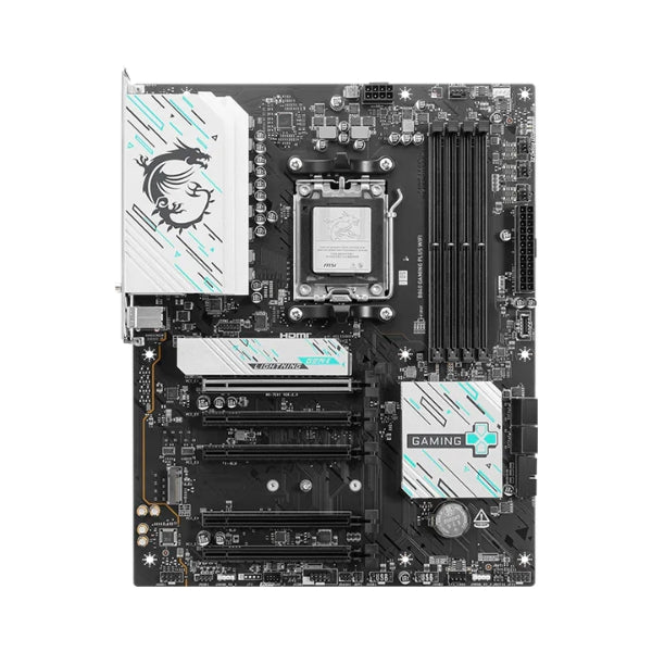 Tarjeta - Madre - MSI - B840 - GAMING - PLUS - WIFI - 7 - AM5 - AMD - B840 - DDR5 - 8000MTs - PCIe - 4.0 - WiFi - 7 - Negro-front