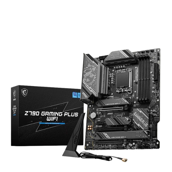 Tarjeta - Madre - MSI - Z790 - GAMING - PLUS - WIFI - LGA1700 - Intel - Z790 - DDR5 - 7200MHz - PCIe - 5.0 - WiFi - 6E - Negro-box