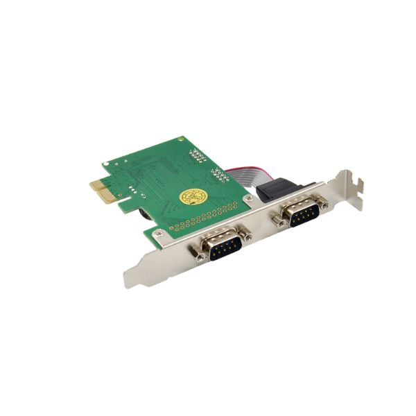 Tarjeta-PCI-Express-X-MediaX1-rev1-2-Port-DB9-RS232-puertos