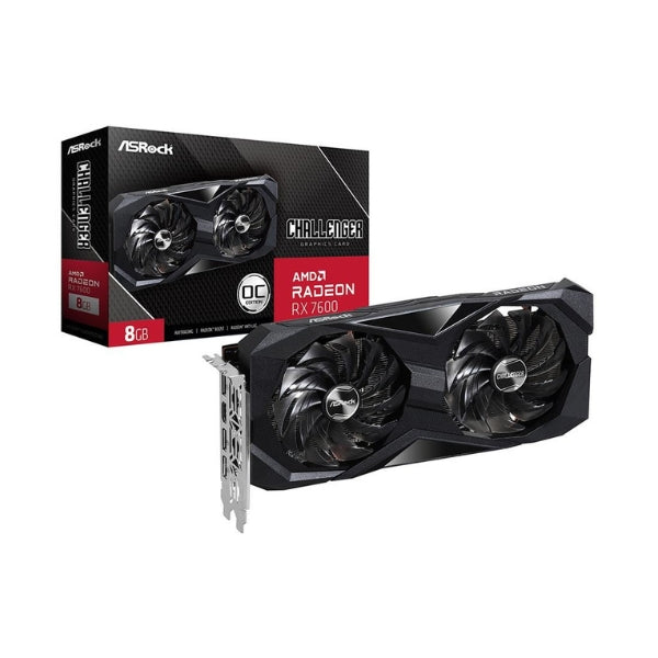 Tarjeta-gráfica-ASRock-AMD-Radeon-RX-7600-Challenger-OC-Dual-Fan-8GB-GDDR6