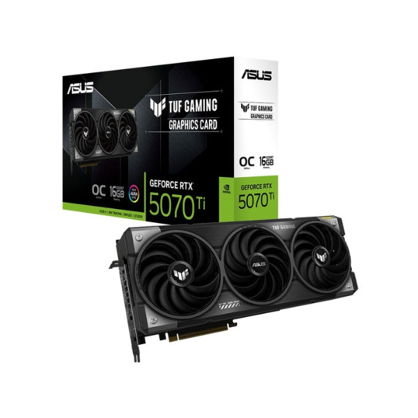 Tarjeta-gráfica-ASUS-NVIDIA-GeForce-RTX-5070-Ti-TUF-Gaming-Overclocked-Triple-Fan-16GB-GDDR7-PCIe-5,0