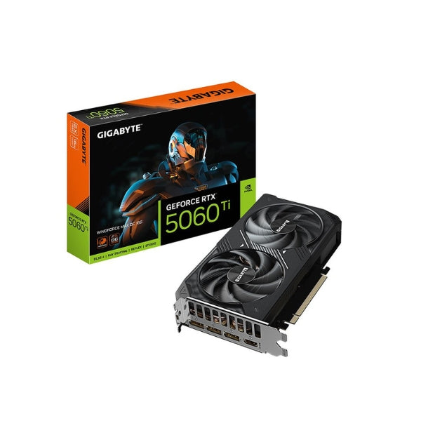 Tarjeta gráfica Gigabyte NVIDIA GeForce RTX 5060 Ti WINDFORCE MAX Over