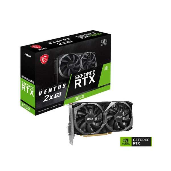 Tarjeta-gráfica-MSI-NVIDIA-GeForce-RTX-3050-2X-XS-Overclocked-Dual-Fan-8GB-GDDR6