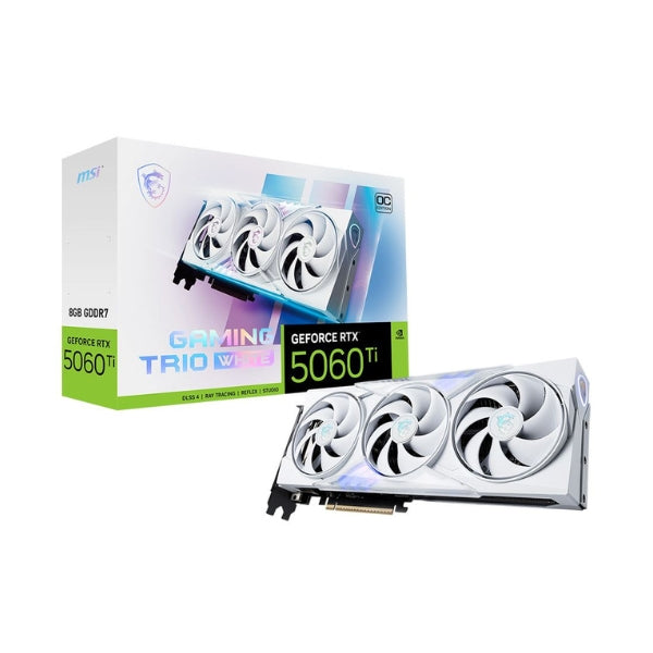 Tarjeta-gráfica-MSI-NVIDIA-GeForce-RTX-5060-Ti-Gaming-Trio-White-OC-Triple-Fan-8GB-GDDR7