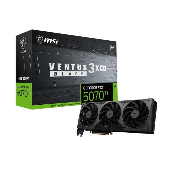 Tarjeta-gráfica-MSI-NVIDIA-GeForce-RTX-5070-Ti-VENTUS-3X-PZ-Black-OC-Triple-Fan-16GB-GDDR7