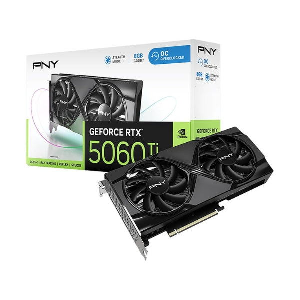 Tarjeta-gráfica-PNY-NVIDIA-GeForce-RTX-5060-Ti-Overclocked-Dual-Fan-8GB-GDDR7