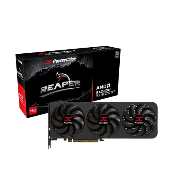 Tarjeta-gráfica-PowerColor-AMD-Radeon-RX-9070-XT-Reaper-Triple-Fan-16GB-GDDR6