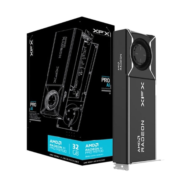 Tarjeta-gráfica-XFX-AMD-Radeon-AI-PRO-R9700-Single-Fan-32GB-GDDR6