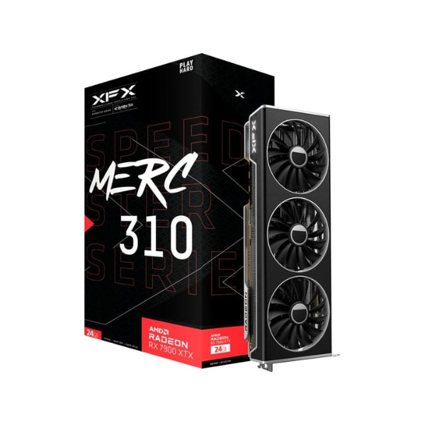 Tarjeta-grafica-XFX-AMD-Radeon-RX-7900-XTX-Speedster-MERC-310-Black-Edition-Triple-Fan-24GB-GDDR6-PCIe-4_0