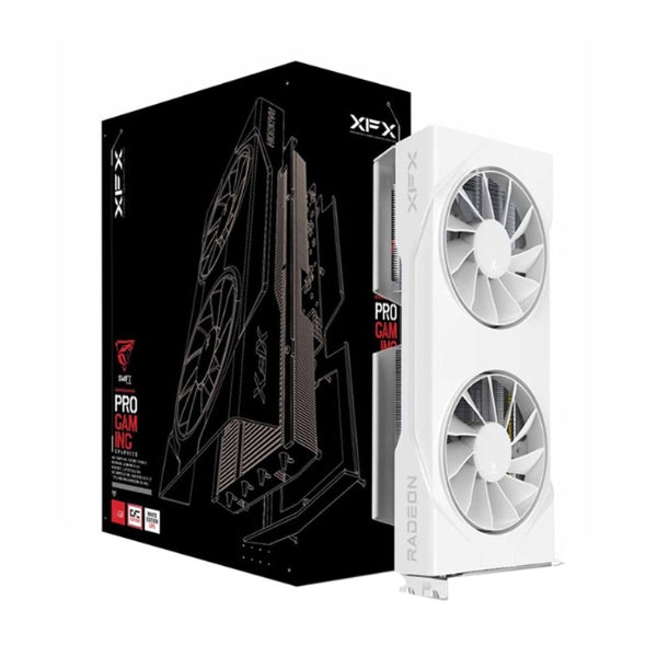 Tarjeta-gráfica-XFX-AMD-Radeon-RX-9060-XT-Swift-White-OC-Dual-Fan-8GB-GDDR6