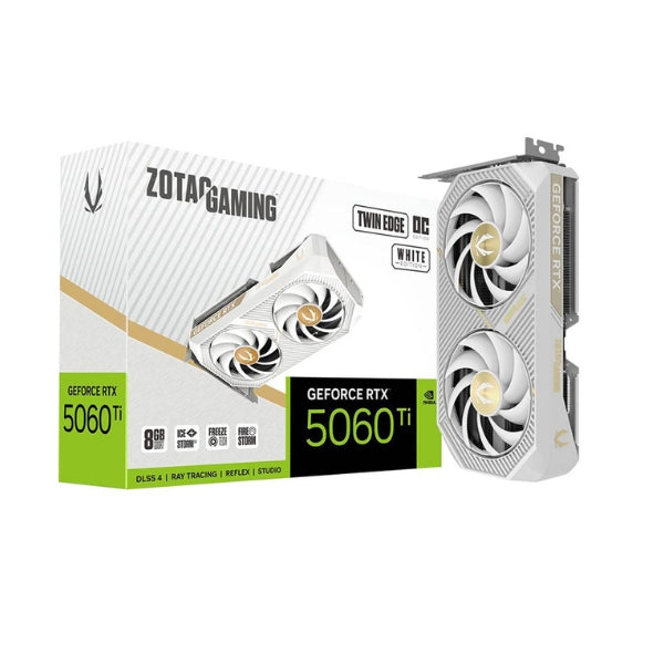 Tarjeta-gráfica-ZOTAC-NVIDIA-GeForce-RTX-5060-Ti-Twin-Edge-White-OC-Dual-Fan-8GB-GDDR7