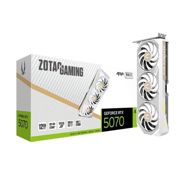 Tarjeta-gráfica-ZOTAC-NVIDIA-GeForce-RTX-5070-AMP-White-OC-Triple-Fan-12GB-GDDR7