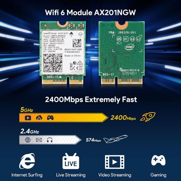 Tarjeta-inalambrica-Intel-AX201-NGW-Wi-Fi6M.2CNVio2-_Bluetooth-5.2_2400Mbps-2.4-GHz-5GHz_-_2