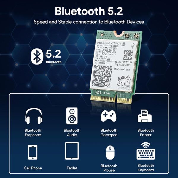 Tarjeta-inalambrica-Intel-AX201-NGW-Wi-Fi6M.2CNVio2-_Bluetooth-5.2_2400Mbps-2.4-GHz-5GHz_-_3