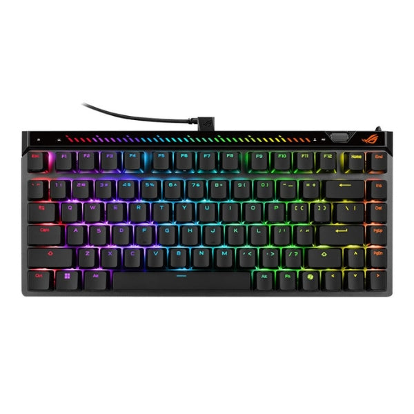 Teclado - Gaming - ASUS - ROG - Falchion - Ace - 75 - HE - Hall - Effect - Magnético - Cableado - USB - RGB - HFX - V2 - V2X - Rapid - Trigger - 8000Hz - FALA75HEBABS - Negro