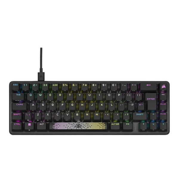 Teclado - Gaming - Corsair - K65 - PRO - MINI - 65% - Cableado - USB - RGB - Optical - Mechanical - con - Switches - CORSAIR - OPX - CH-91A401A-NA - Negro