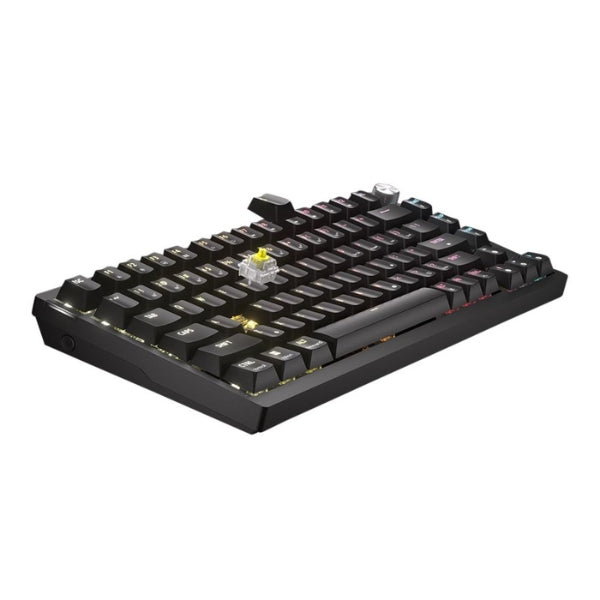 Teclado - Gaming - Corsair - K65 - Plus - Wireless - 75% - RGB - Hot-Swap - con - Switches - CORSAIR - MLX - Fusion - Tactile - CH-91D441F-NA - Negro