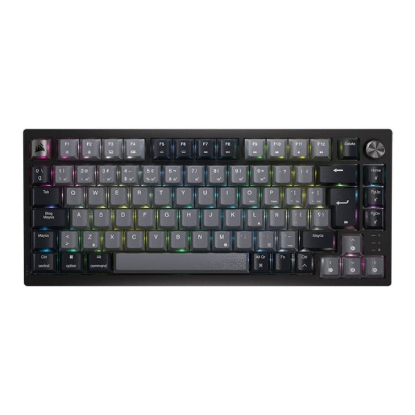 Teclado - Gaming - Corsair - K65 - Plus - Wireless - 75% - RGB - Hot-Swap - con - Switches - CORSAIR - Red - Linear - CH-91D401L-NA - NegroGris