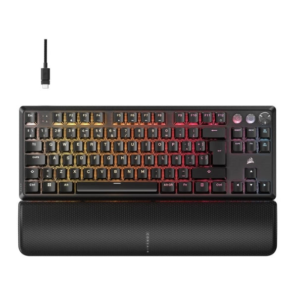 Teclado - Gaming - Corsair - K70 - PRO - TKL - Hall - Effect - Cableado - RGB - con - Switches - CORSAIR - MGX - Hyperdrive - CH-911911G-NA - Negro