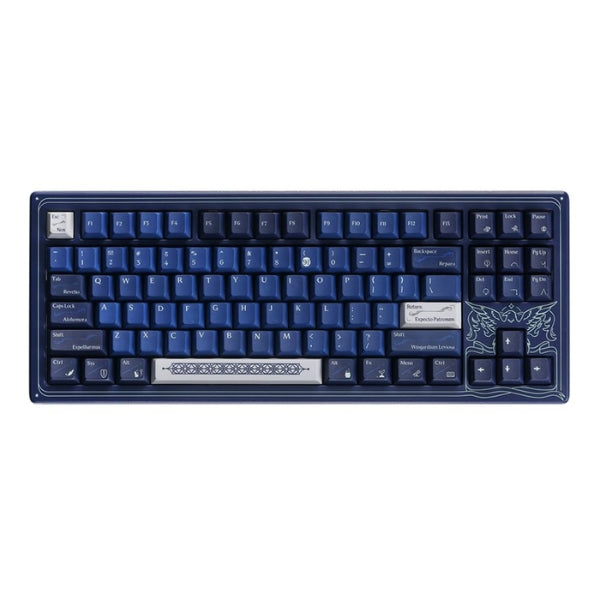 Teclado mecánico gaming Drop CSTM80 Harry Potter Ravenclaw TKL RGB con switches Gateron Yellow - MDX-38218-4 - Azul