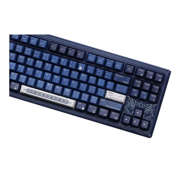 Teclado mecánico gaming Drop CSTM80 Harry Potter Ravenclaw TKL RGB con switches Gateron Yellow - MDX-38218-4 - Azul