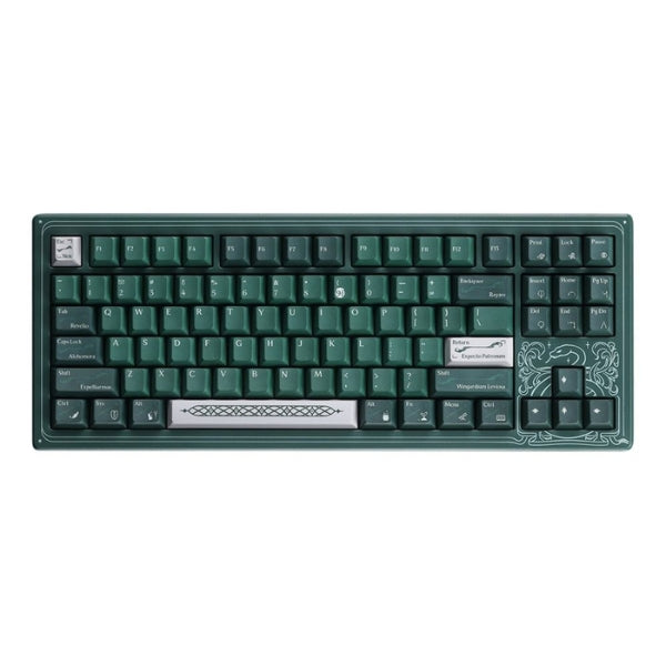 Teclado - Gaming - Drop - Harry - Potter - CSTM80 - Slytherin - Mecánico - TKL - RGB - 88 - Teclas - MDX-38218-2 - Verde