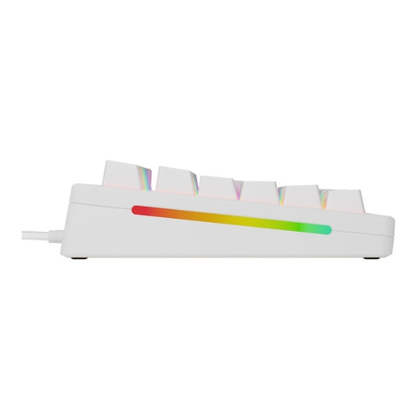 Teclado - Gaming - Glorious - GMMK - 3 - 100% - Cableado - RGB - Hot-Swap - con - Switches - Glorious - Fox - Linear - GMMK3-100-PB-FO - Blanco