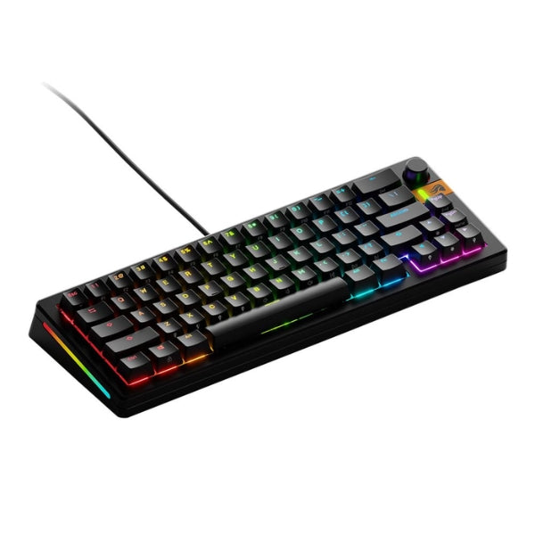 Teclado - Gaming - Glorious - GMMK - 3 - 65% - Cableado - RGB - con - Switches - Glorious - Fox - Linear - MK365PBFOXWBLK - Negro