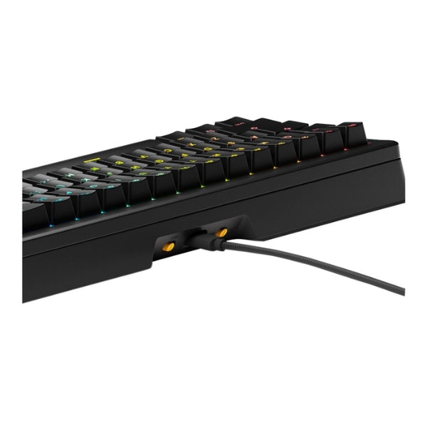 Teclado - Gaming - Glorious - GMMK - 3 - 65% - Cableado - RGB - con - Switches - Glorious - Fox - Linear - MK365PBFOXWBLK - Negro