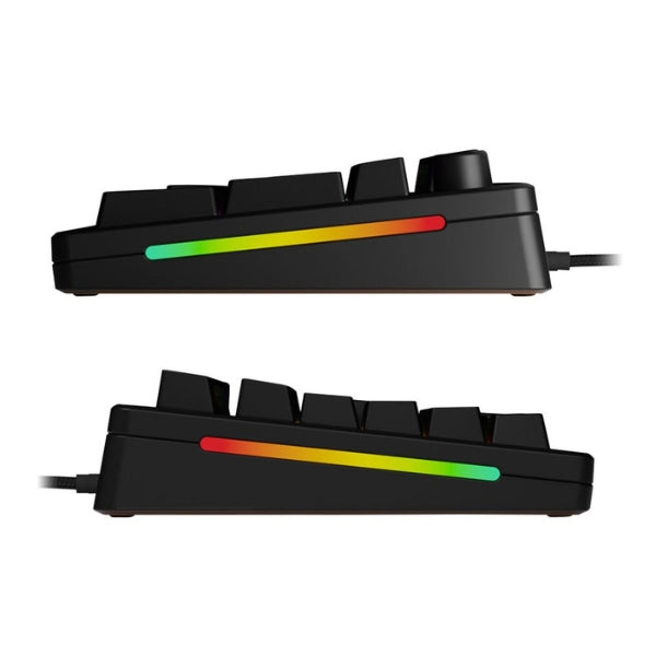 Teclado - Gaming - Glorious - GMMK - 3 - HE - 100% - Cableado - RGB - Hot-Swap - con - Switches - Hall - Effect - Fox - Linear - MK3100PBHEWBLK - Negro