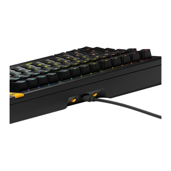 Teclado - Gaming - Glorious - GMMK - 3 - HE - 65% - Prebuilt - Cableado - USB - RGB - Hot-Swappable - con - Switches - Hall - Effect - Fox - Linear - GMMK3-65-PB-HE- - Negro