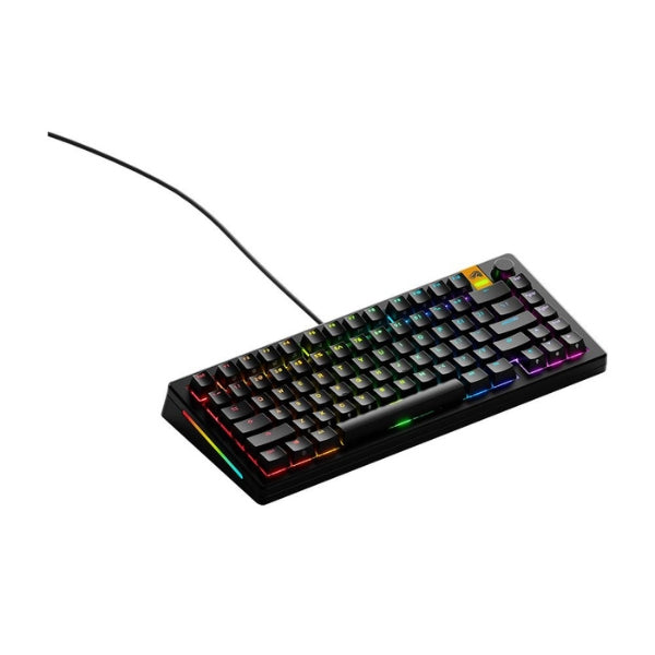 Teclado - Gaming - Glorious - GMMK - 3 - HE - 75% - Cableado - RGB - Hot-Swap - con - Switches - Hall - Effect - Fox - Linear - GMMK3-75-PB-HE- - Negro