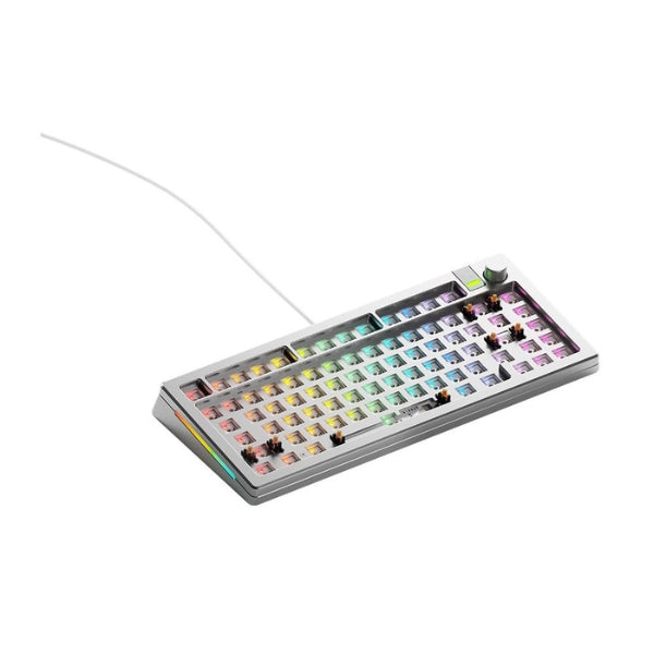 Teclado - Gaming - Glorious - GMMK 3 PRO - 75% - Barebones - Cableado - RGB - Hot-Swappable - 81 - Teclas - GMMK3-PRO-75-BB - Silver
