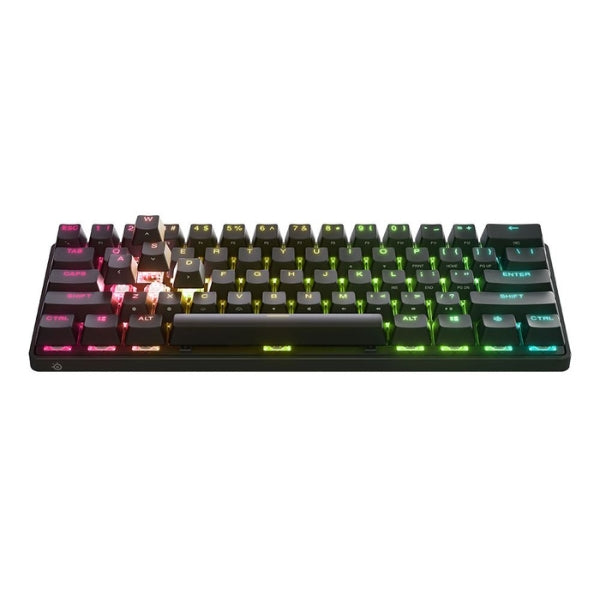 Teclado Gaming Inalámbrico SteelSeries Apex Pro Mini Wireless RGB 60% - 64842 - Negro