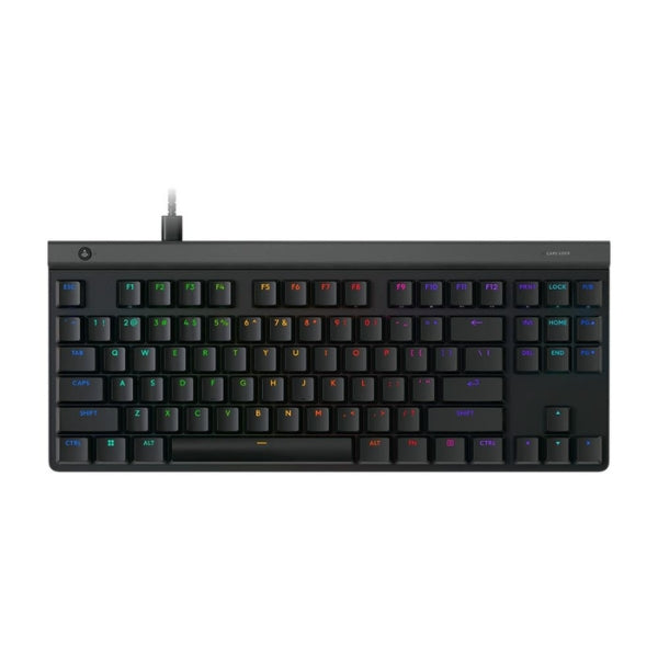 Teclado mecánico gaming cableado Logitech G515 TKL RGB Black con switches GL Brown Tactile - 920-012868 - Negro