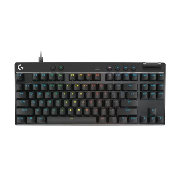 Teclado - Gaming - Logitech - Pro - X - TKL - Rapid - Cableado - RGB - con - Switches - Magnetic - Rapid - Trigger - Analog - 920-013131 - Negro