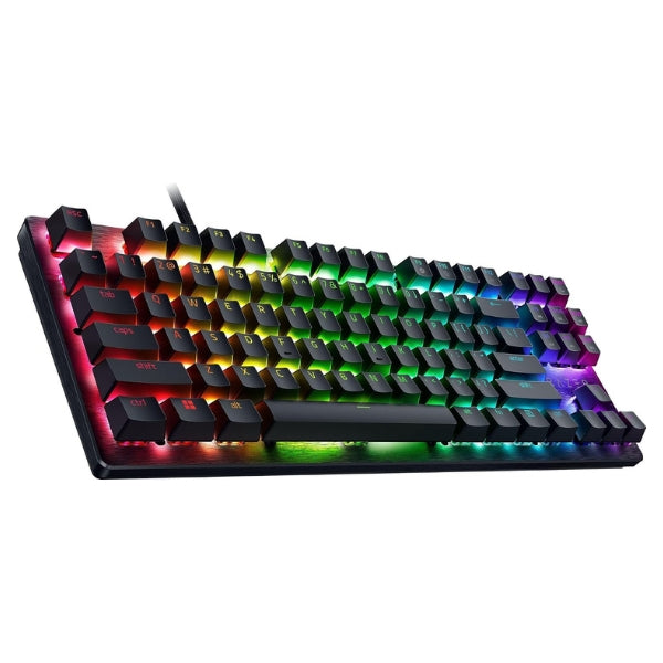 Teclado - Gaming - Razer - Huntsman - V3 - X - TKL - Mecánico - Óptico - Switches - Optical - Clicky - RGB - USB - Español - Negro-side