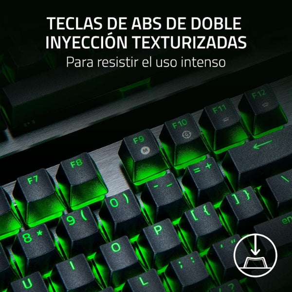 Teclado - Gaming - Razer - Huntsman - V3 - X - TKL - Mecánico - Óptico - Switches - Optical - Clicky - RGB - USB - Español - Negro-