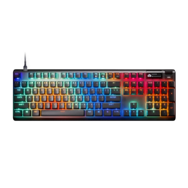 Teclado - Gaming - SteelSeries - Apex - Pro - Gen - 3 - Cableado - RGB - con - Switches - OmniPoint - 3.0 - 64660 - Negro