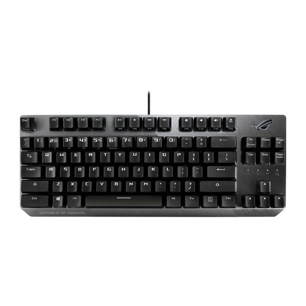 Teclado Mecanico ASUS ROG Strix Alcance NX TKL | interruptores lineales ROG NX Red, cable desmontable, Stealth Key