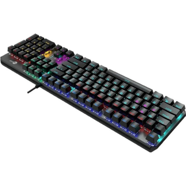 Teclado Mecánico Lenovo Lecoo GK301 USB - RGB - Panel Metálico - Negro