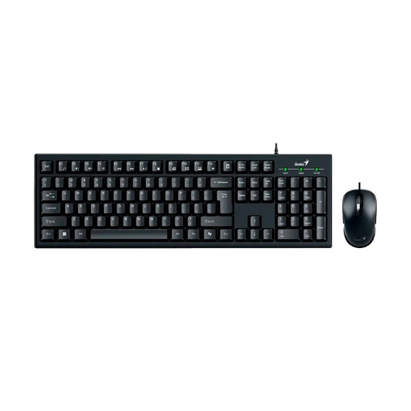 Teclado-Mouse-Genius-KM-100SE-USB-Copilot-AI-Espanol-1200-DPI-Multimedia-Cableado-Negro-31330009401-vista_2