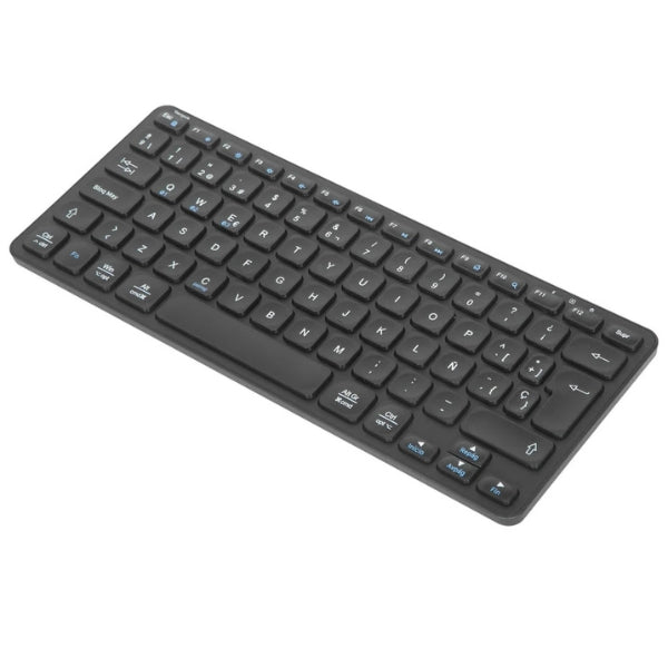 Teclado - Targus AK867ES - Bluetooth 5.1 - Multidispositivo - Español - Antimicrobial - Negro-diagonal