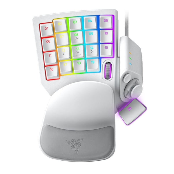 Teclado gamer Razer Tartarus Pro Analog Optical White - RZ07-03110200-R