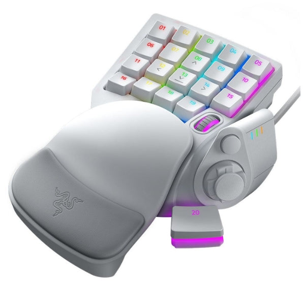Teclado gamer Razer Tartarus Pro Analog Optical White - RZ07-03110200-R