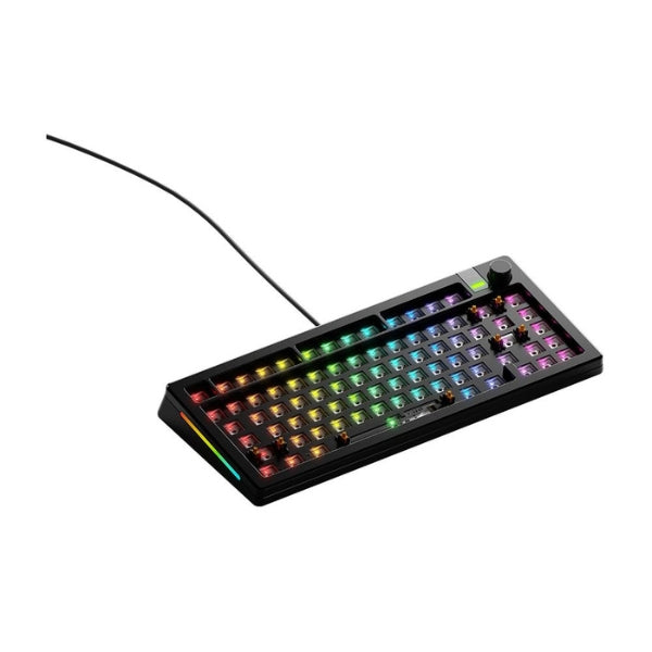 Teclado Gaming Cableado Glorious GMMK 3 PRO 75% Barebones RGB Hot-Swappable - GMMK3-PRO-75-W- - Negro