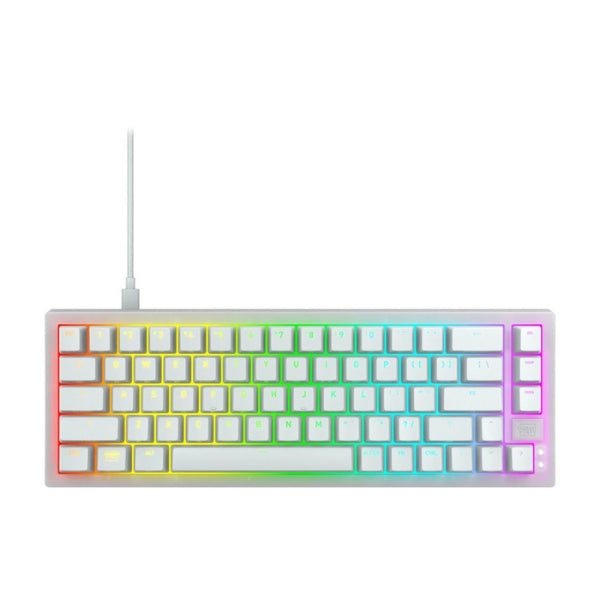 Teclado Gaming Cableado K5V2 RGB Compact 65% Mecánico con Switches CHERRY MX2A Red - K5V2-RGB-CPT-TP - Blanco