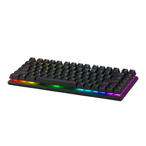 Teclado Gaming Inalámbrico Alienware Pro Wireless 75% RGB Hot-Swappable con Switches Lineales - WIRELESS GAMING - Dark Side of the Moon